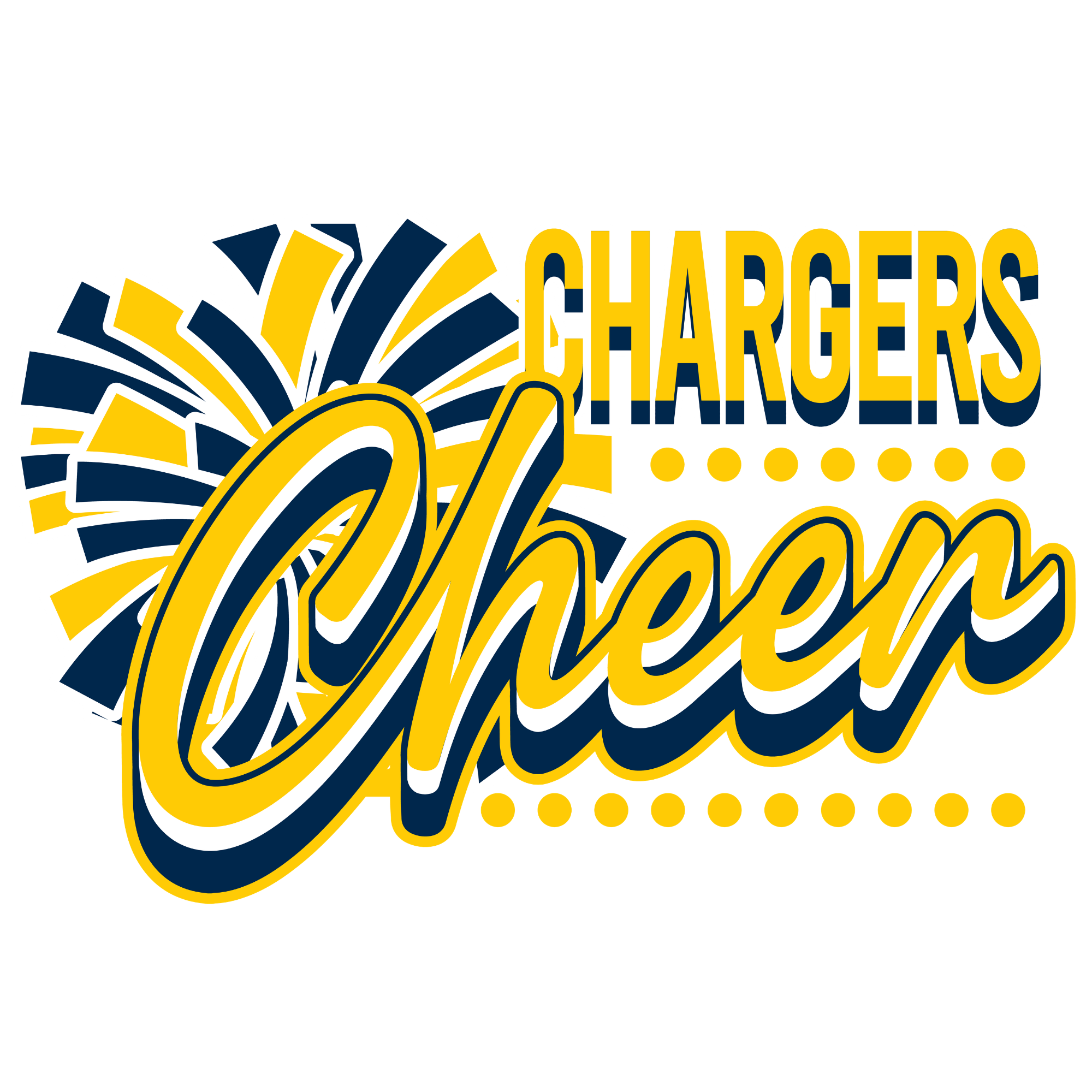 MIO CHARGERS CHEER - TEE / LONG SLEEVE