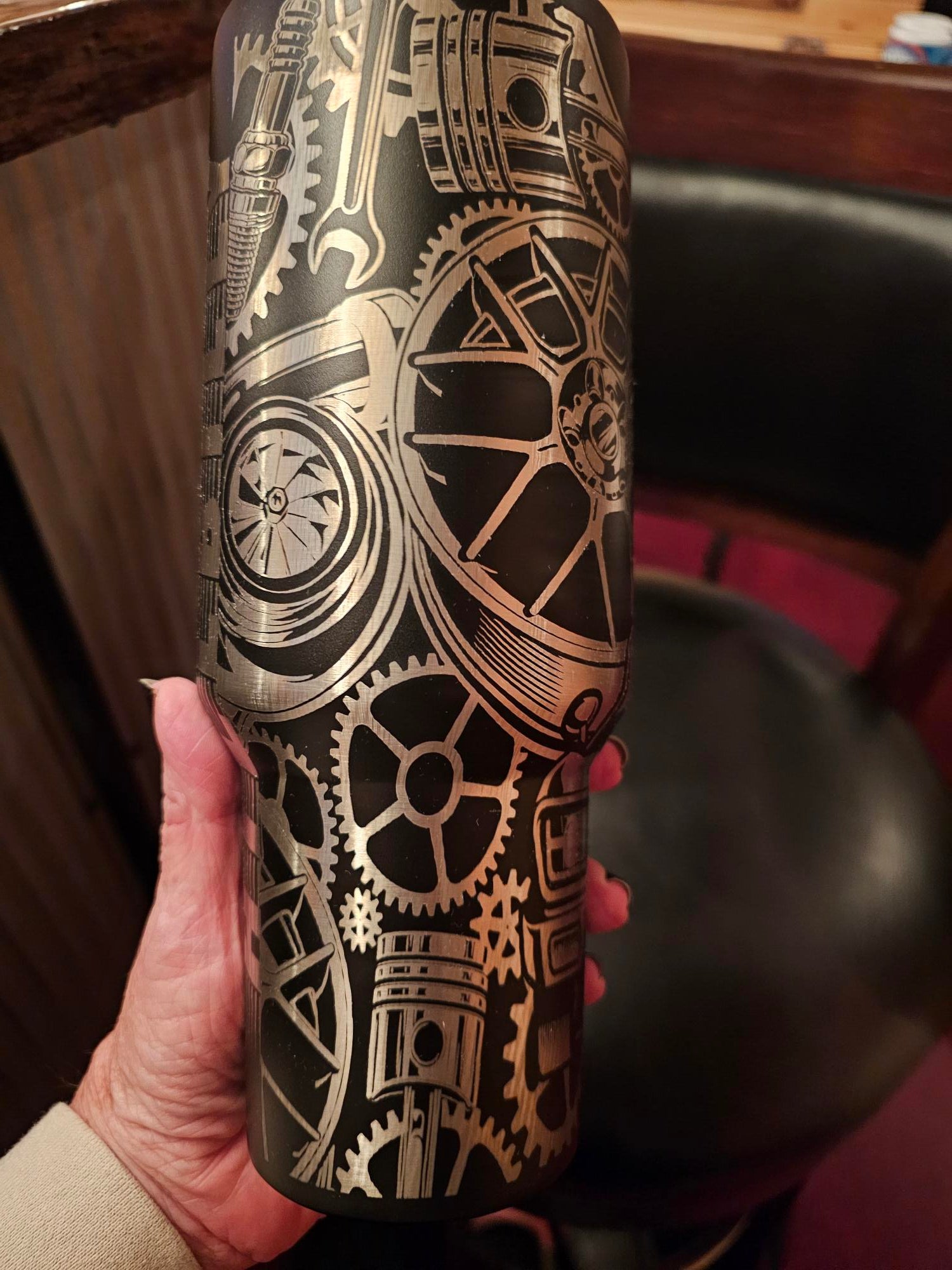 40 OZ MakerTwist Powder Coated Tumbler - 10 Colors Available