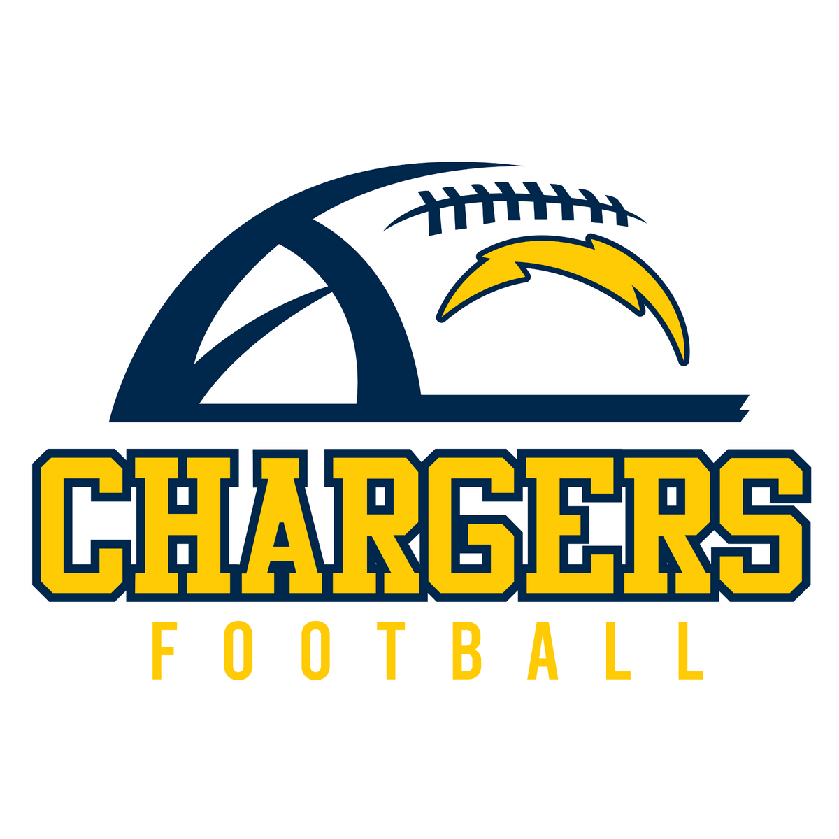 MIO CHARGERS FOOTBALL - TEE / LONG SLEEVE