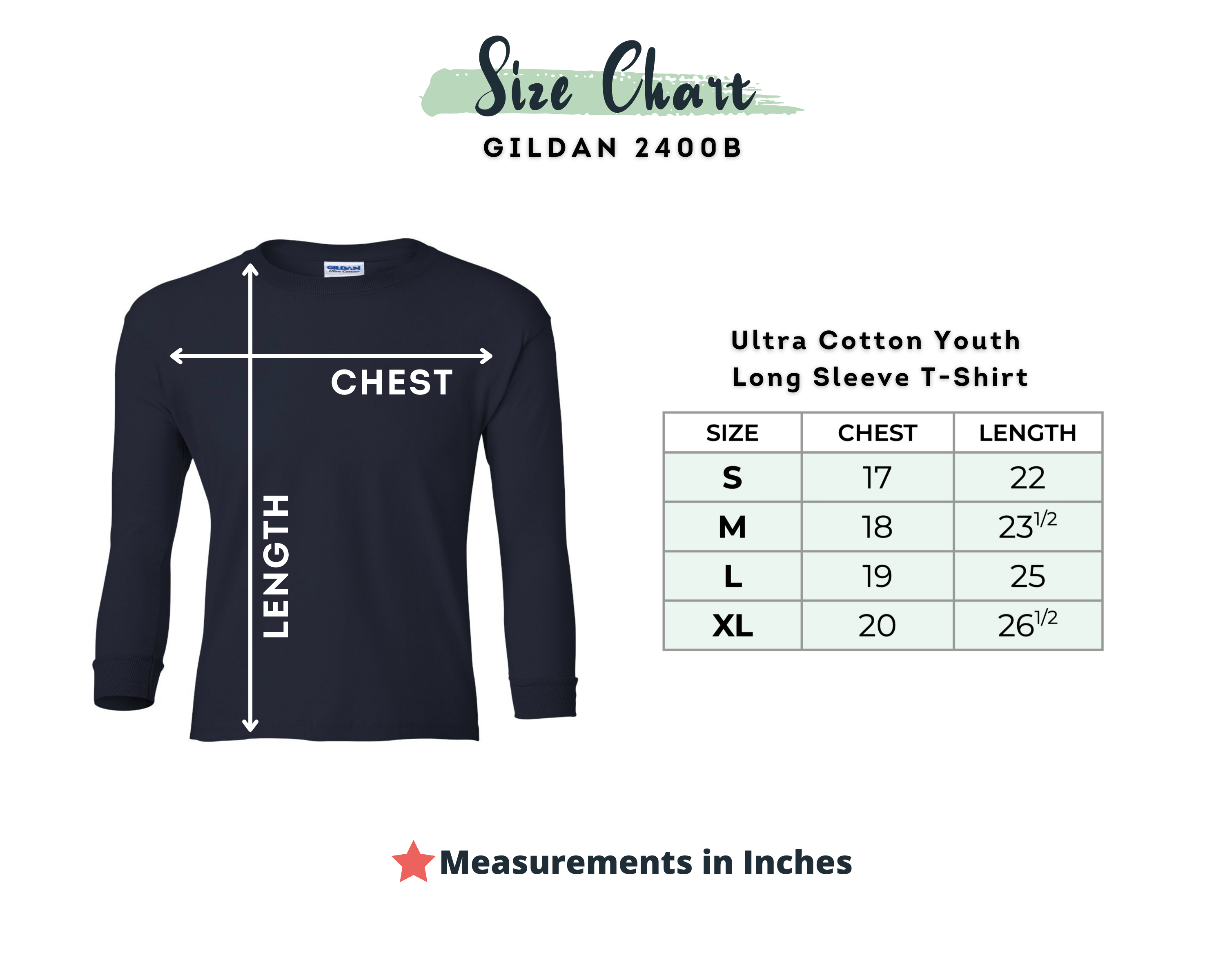 Custom Personalized Long Sleeve T-Shirts - Gildan G2400 (Adult) & G540B (Youth)