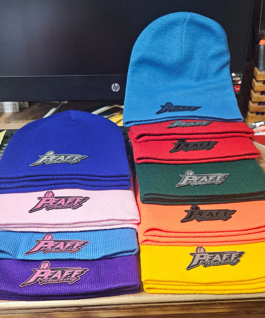Custom Beanies - Cuffed & Non-Cuffed with Patches