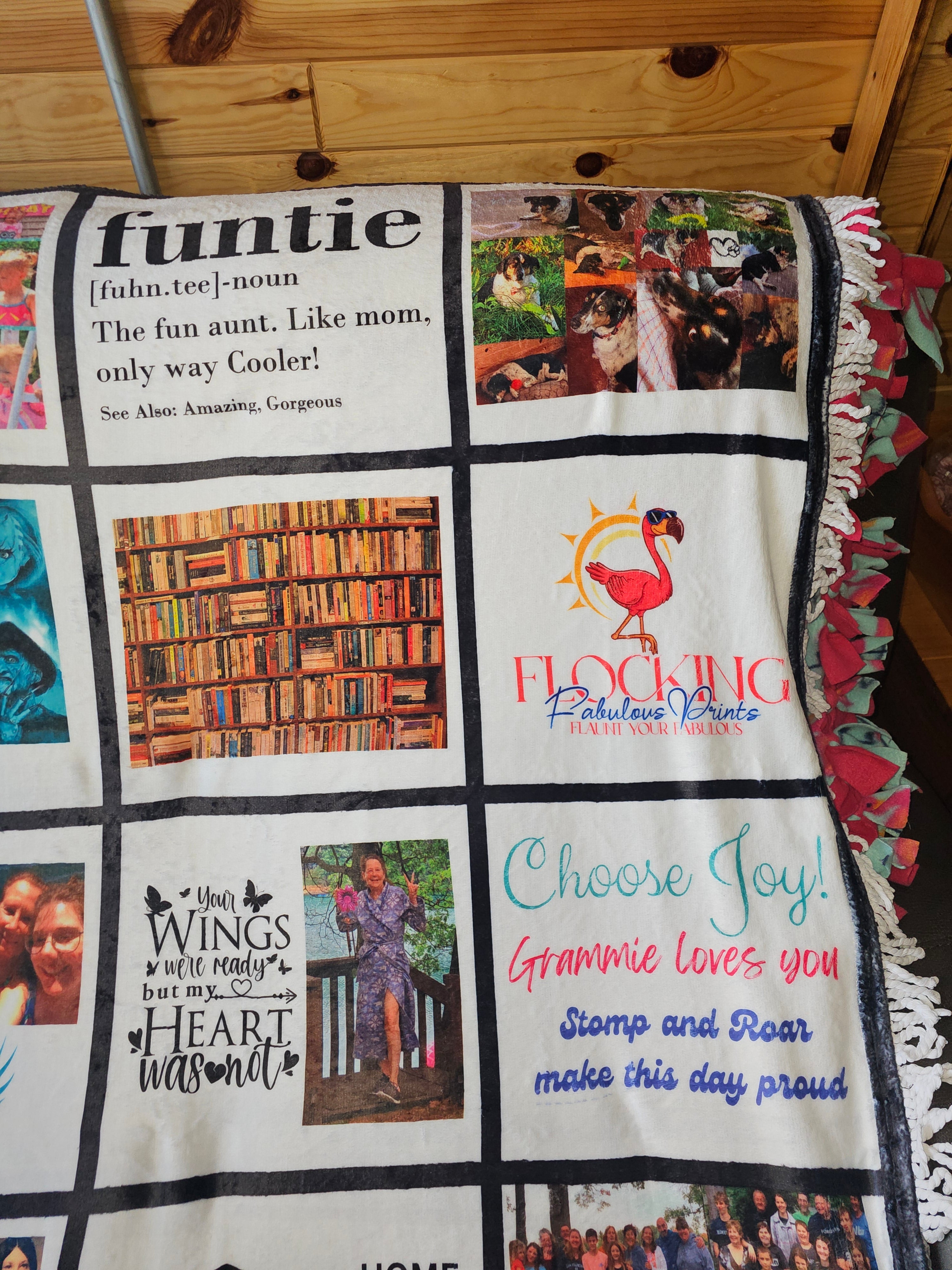 Custom Sublimation Photo Blankets - Personalized Memory Blankets
