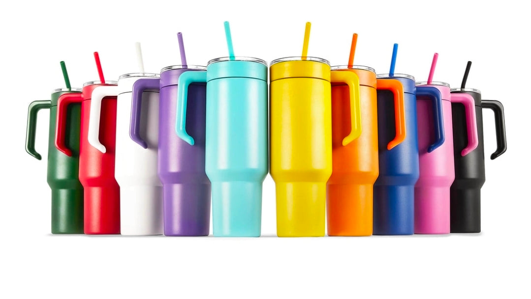 40 OZ MakerTwist Powder Coated Tumbler - 10 Colors Available