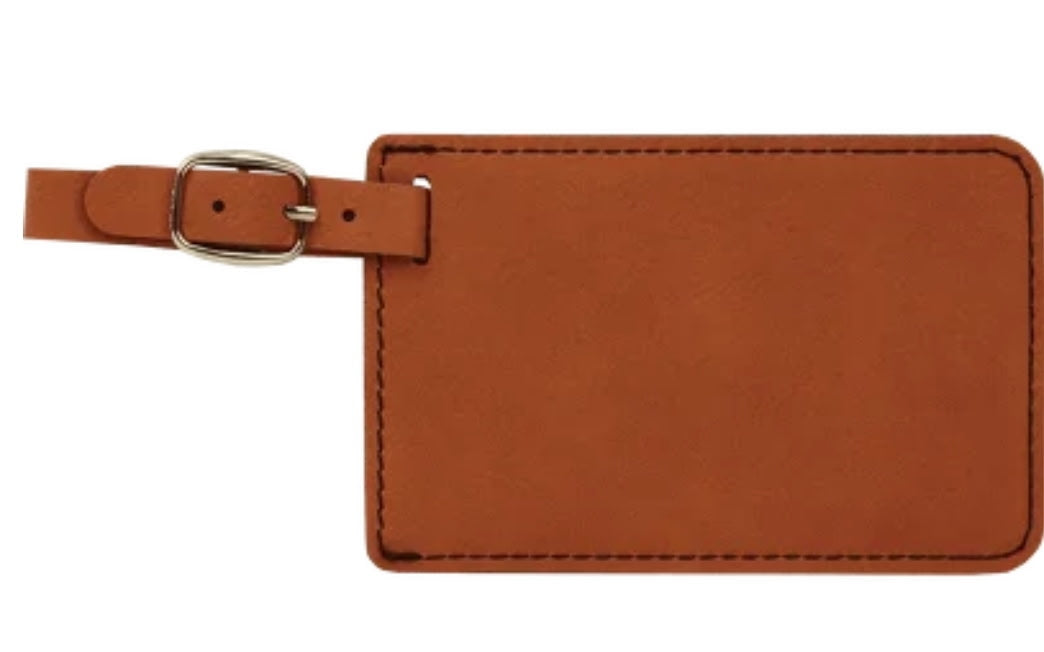 Custom Leather Luggage Tags with Your Logo
