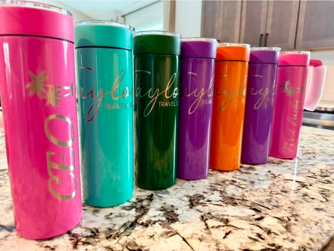 20 OZ MakerTwist Powder Coated Tumbler - 10 Colors Available