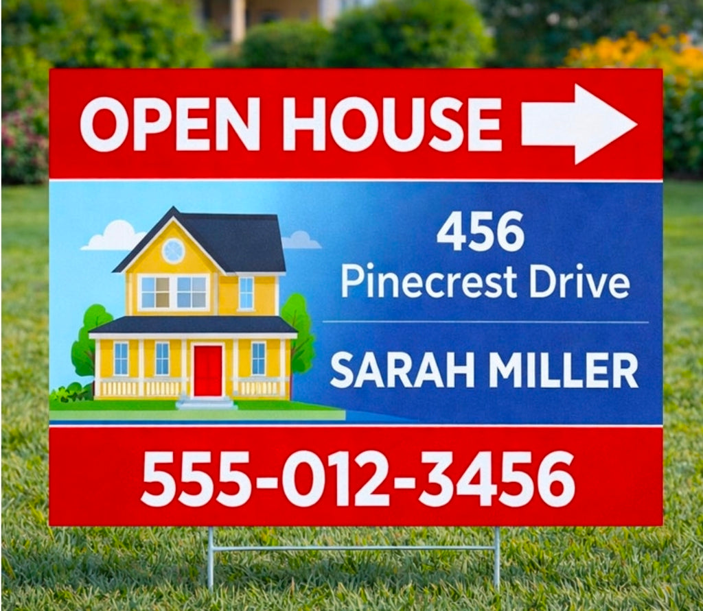 Custom Yard Signs - Full Color