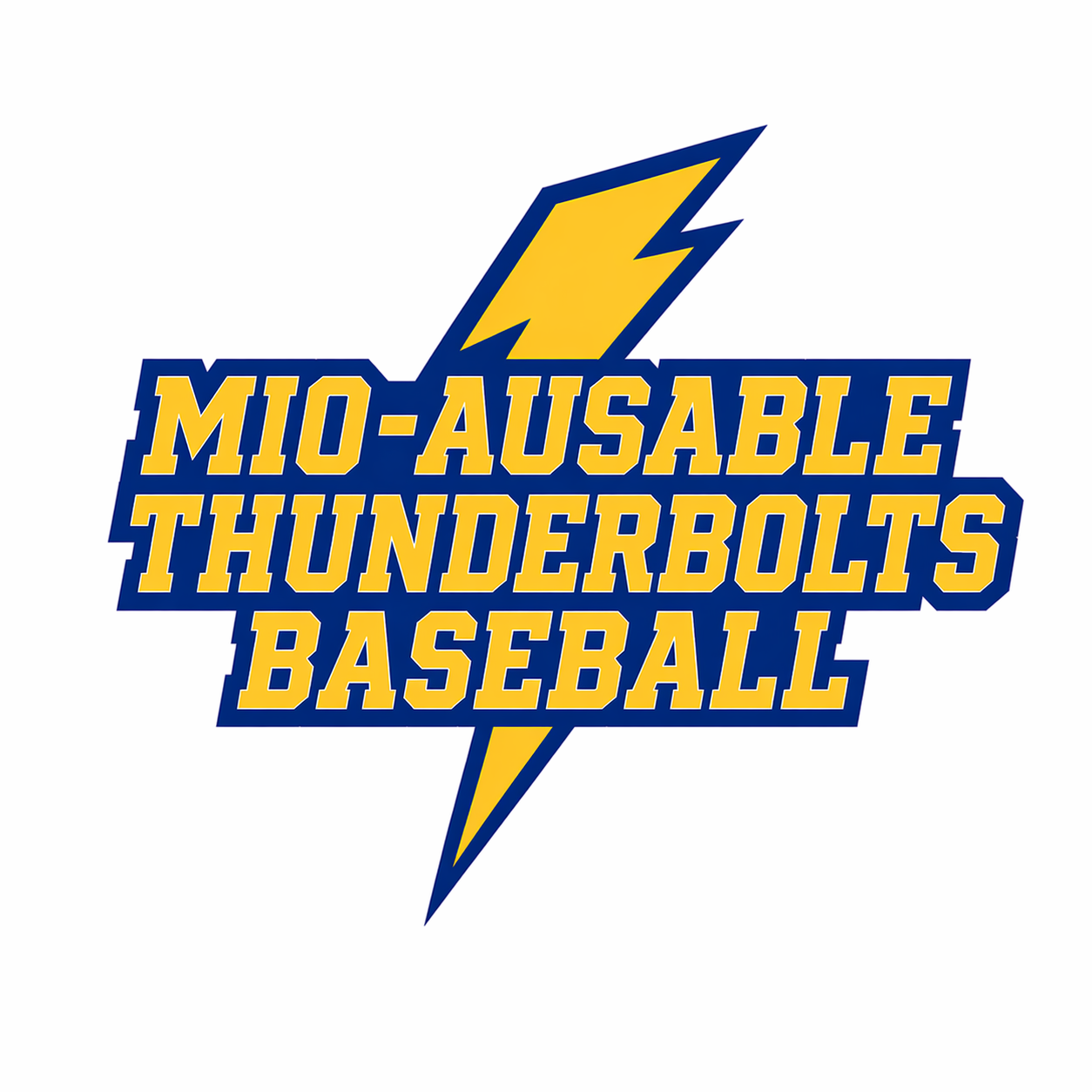 MIO-AUSABLE THUNDERBOLTS BASEBALL - LONG SLEEVE