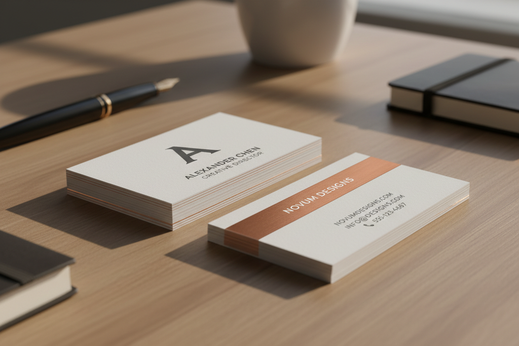 Professional business cards mockup