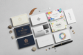 Variety of business card styles