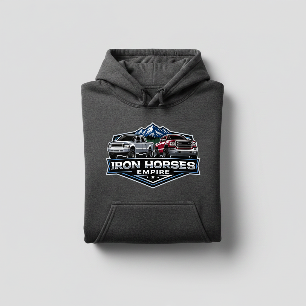 Iron Horses Empire Hoodie Color Logo