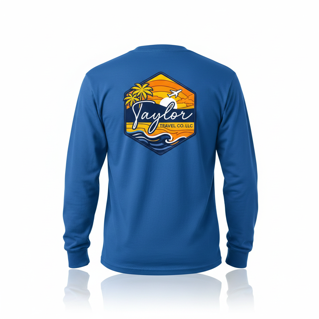 Long Sleeve Full Color Back