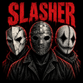 Original SLASHER Halloween apparel graphic