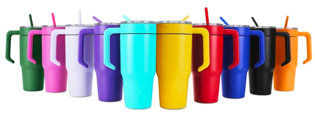30 OZ MakerTwist Powder Coated Tumbler - 10 Colors Available