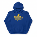 Royal Blue Hoodie with Thunderbolts Logo