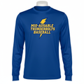 Royal Blue Long Sleeve with Thunderbolts Logo