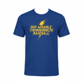 Royal Blue T-Shirt with Thunderbolts Logo